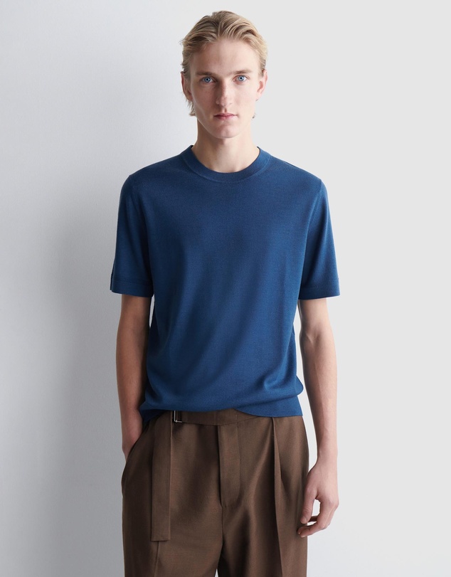 COS - Merino Wool Knitted T-Shirt