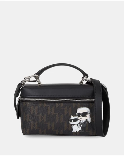 Karl Lagerfeld - Ikon Monogram Small Vanity Crossbody Bag
