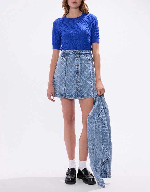Marcs - Shimmer Flames Knit Top