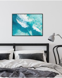 Olive et Oriel - Bondi Waves II Art Print