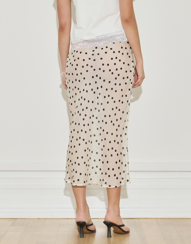 Maison Essentiele - Silk Chiffon Midi Skirt