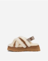 Ozwear Connection Uggs - Ugg Adele Platform Slipper(Elastic Backstrap) (Water Resistant)