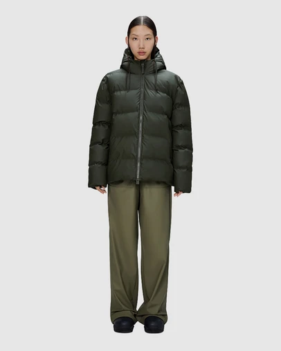 RAINS - Women's Alta Puffer Jacket Green