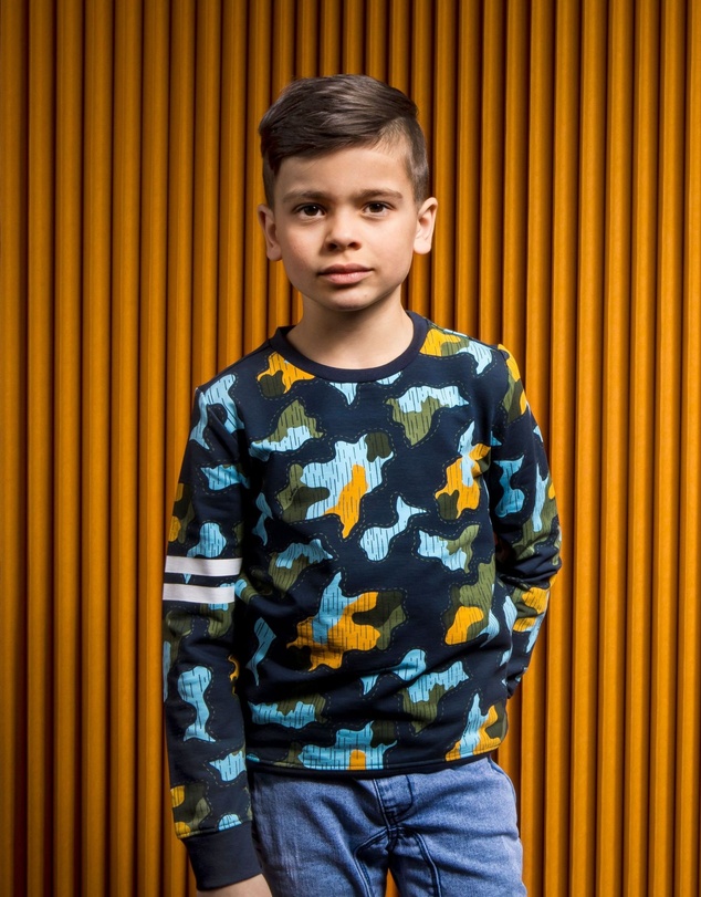 B.Nosy - Crewneck Camo Jumper - Kids-Teens