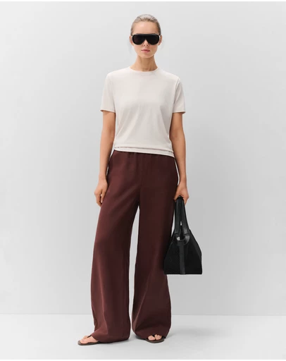 UNISON - Essential Linen Wide Leg Pant