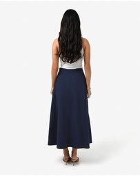 Forcast - Willow Cotton Belted Skirt