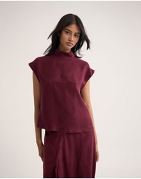 Oxford - Shelly Cupro Top