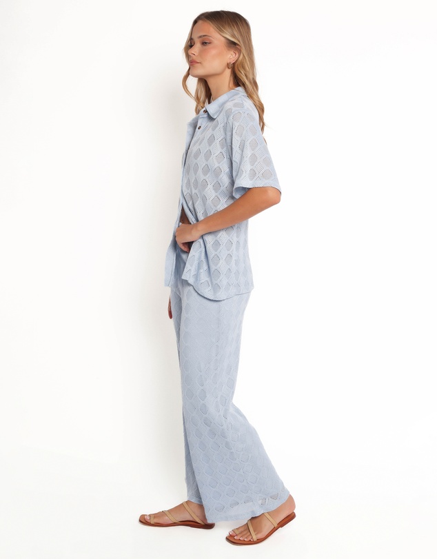 Petal & Pup - Cora Knit Pant - Blue