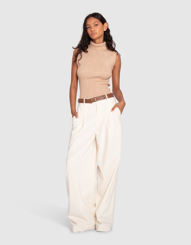 Belle & Bloom - Equation Sleeveless Turtleneck Knit