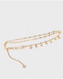 Maje - A Double Chain Charm Belt
