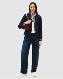 Tommy Hilfiger - TH Crest Embroidery Slim Fit Blazer