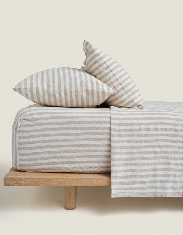 Carlotta + Gee - 100% Linen Fitted Sheet
