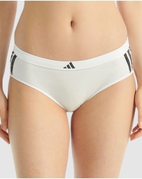 adidas Sportswear - Active Essentials Cotton 3 Stripes Hipster Brief