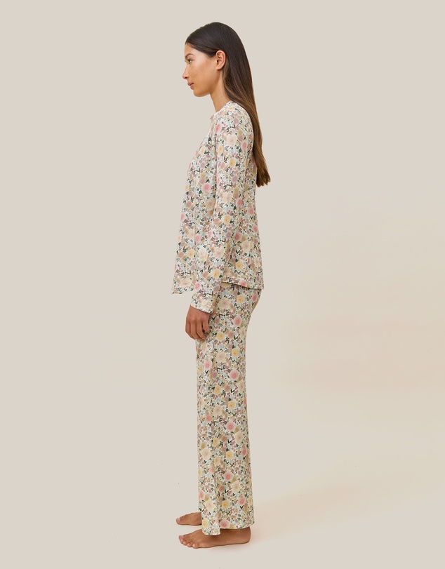 Papinelle - Meribel Organic Cotton Knit Long Sleeve Tee and Wide Leg Pant