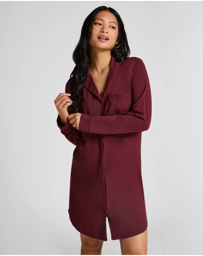 Hunkemoller - LS Jersy Shirtdress