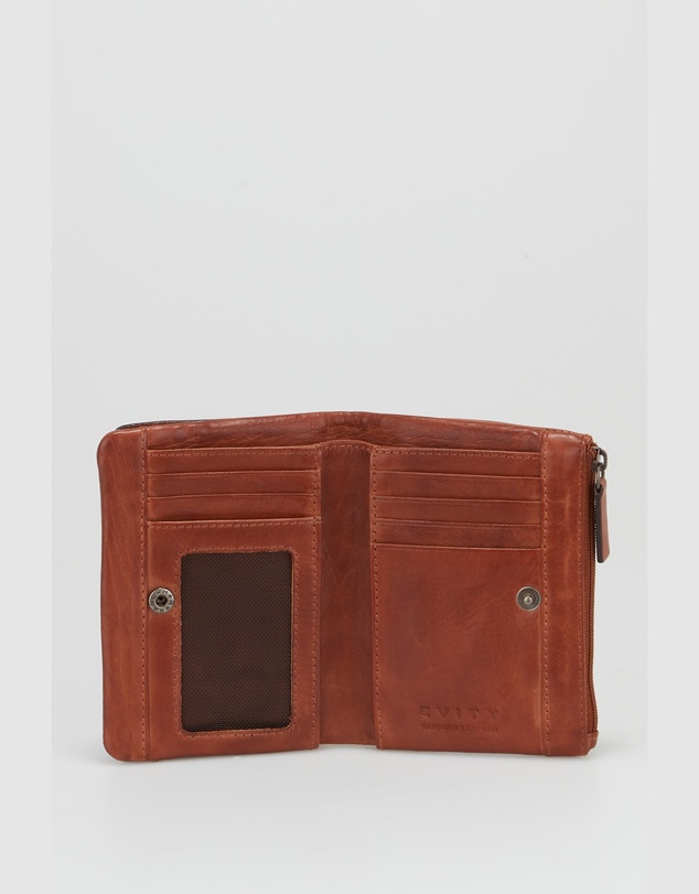 Evity - RFID Maya Leather Small Wallet