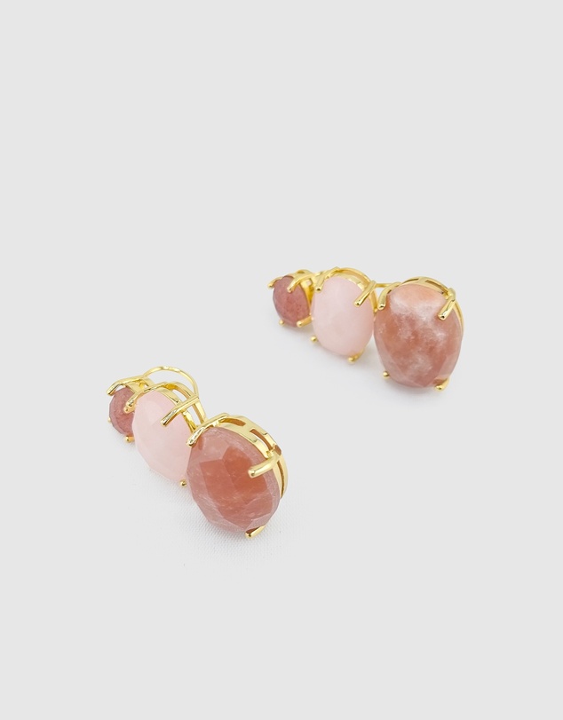 Miz Casa and Co - Cleo Gemstone Studs Earrings
