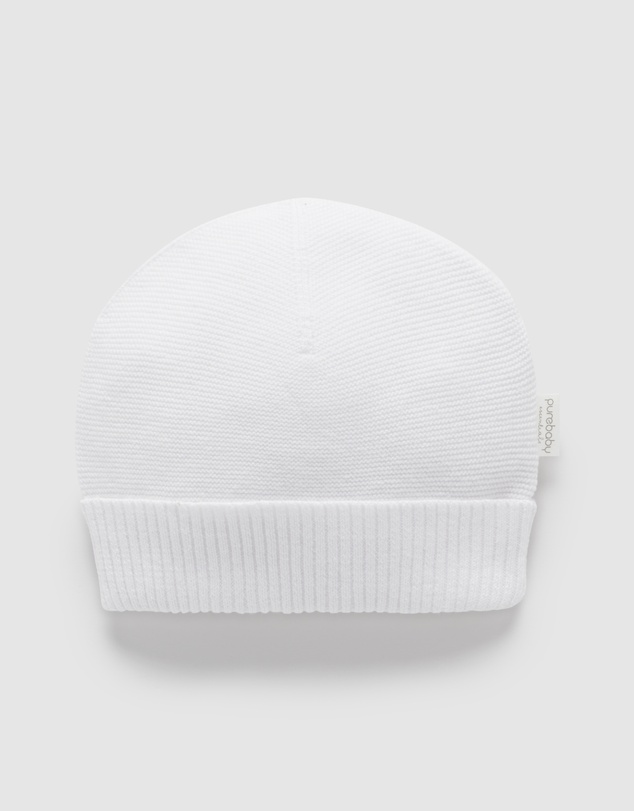 Purebaby - Textured Beanie-Babies