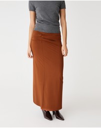 Forcast - Dasha Ruched Bamboo Skirt