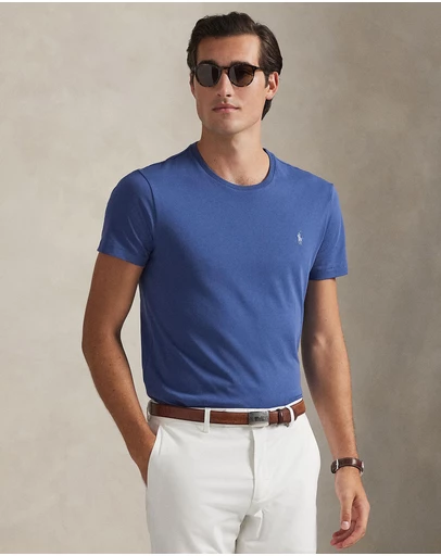 Polo Ralph Lauren - Custom Slim Fit Jersey Crewneck T-Shirt