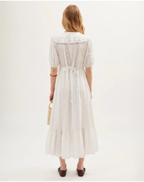 Rixo - Edina Dress Pansy Embroidery