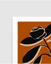 Olive et Oriel - Ochre Still Life No 5 by Treechild Art Print