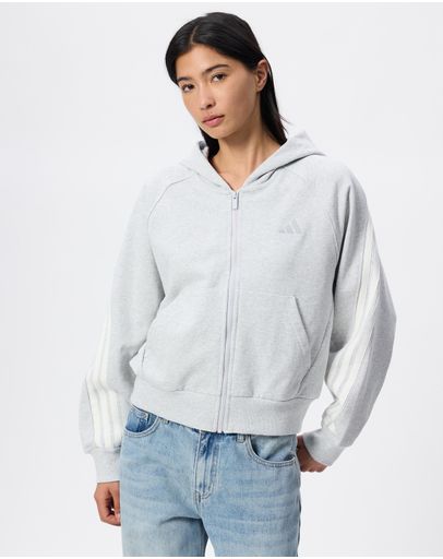 Light Grey Heather & Off White