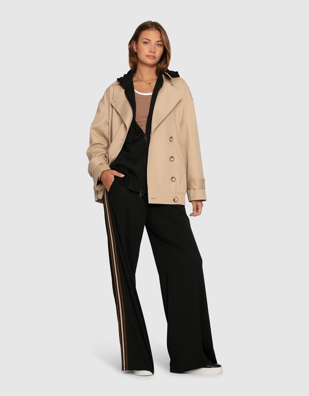 Belle & Bloom - Beach Front Striped Wide Leg Pants