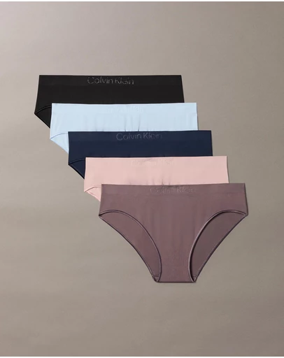 Calvin Klein - 5-Pack Bonded Flex Seamless Bikini Briefs