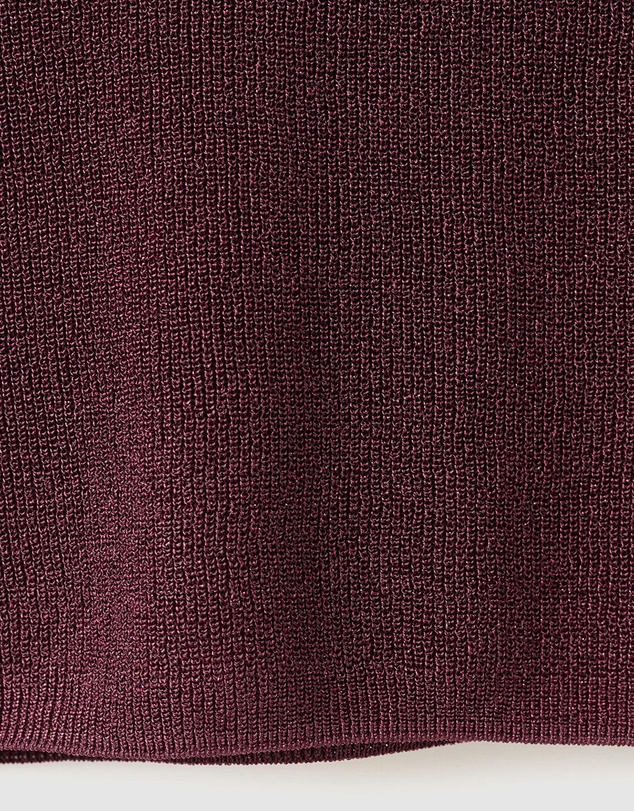 M.N.G - Lurex Knitted V-Neck Top