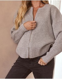 Soon Maternity - Recycled Cashmere Knit Bomber