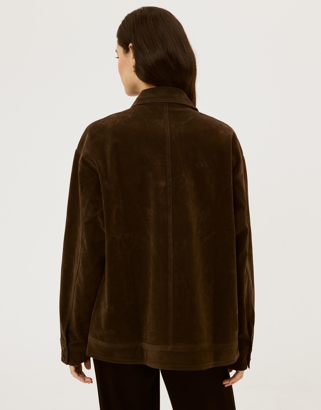 Calli - Lilly Faux Suede Shacket