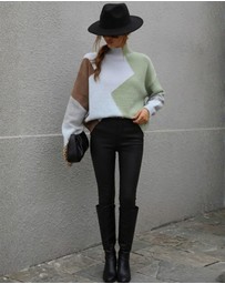 Esther & Co - Illeana Knit - Sage Print