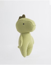 Living Textiles - Small Linen Animal - Dennis the Dinosaur