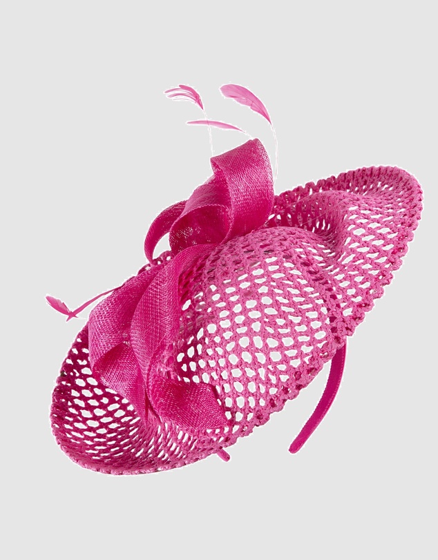 Max Alexander - Fuchsia Plate Racing Fascinator
