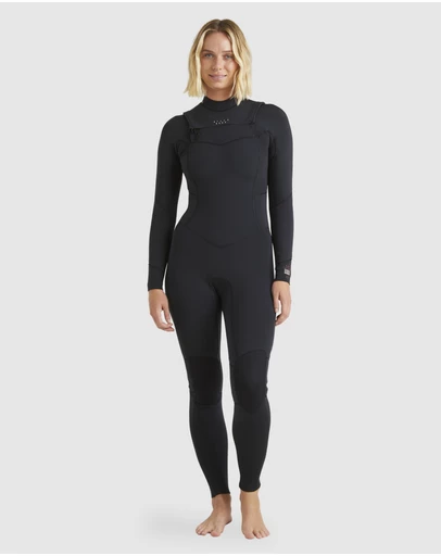 Billabong - Womens 3/2mm Salty Natural Chest Zip Wetsuit