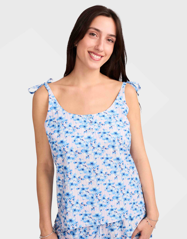 Mitch Dowd - Mitchdowd Blossom Cami Bamboo Pyjama Set