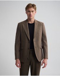 Oxford - Blake Wool Blend Peak Lapel Blazer