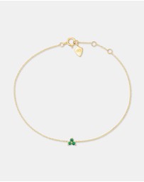 Michael Hill - Emerald Trio Bracelet in 10kt Yellow Gold