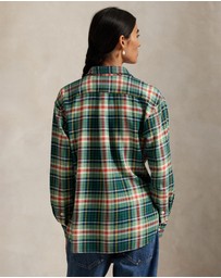 Polo Ralph Lauren - Relaxed Fit Plaid Cotton Twill Shirt - ICONIC EXCLUSIVE