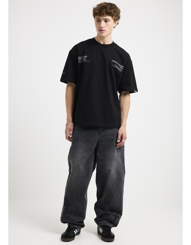 Black Noise White Rain - Armour Denim Jeans