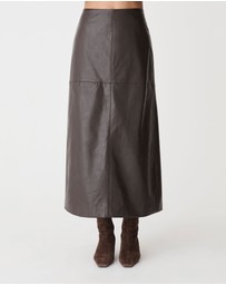 Forcast - Giselle Panel PU Skirt