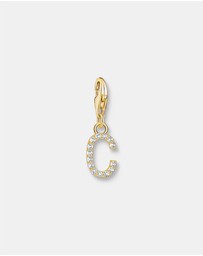 THOMAS SABO - Charm Pendant Letter C Gold Plated