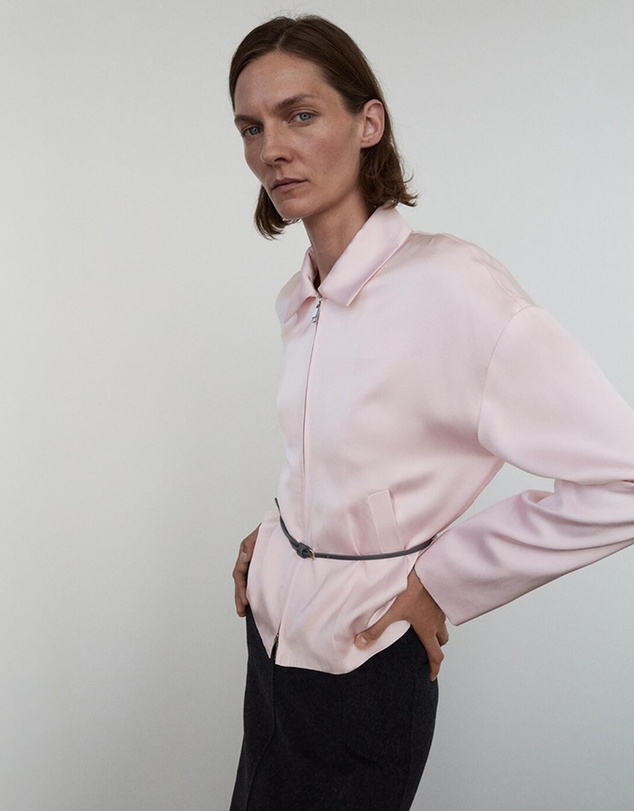 M.N.G - Satin Jacket With Zip