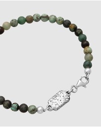 Haze & Glory - ICONIC EXCLUSIVE - Bracelet Men Turquoise Ocean 925 Sterling Silver