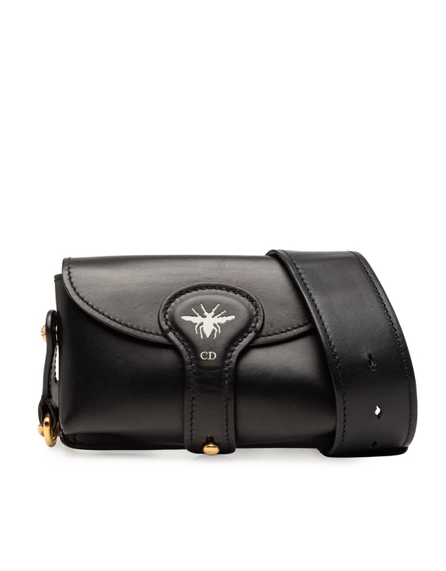 Pre-Loved by Azura Reborn - Pre-Loved Mini Leather D Bee Saddle Bag