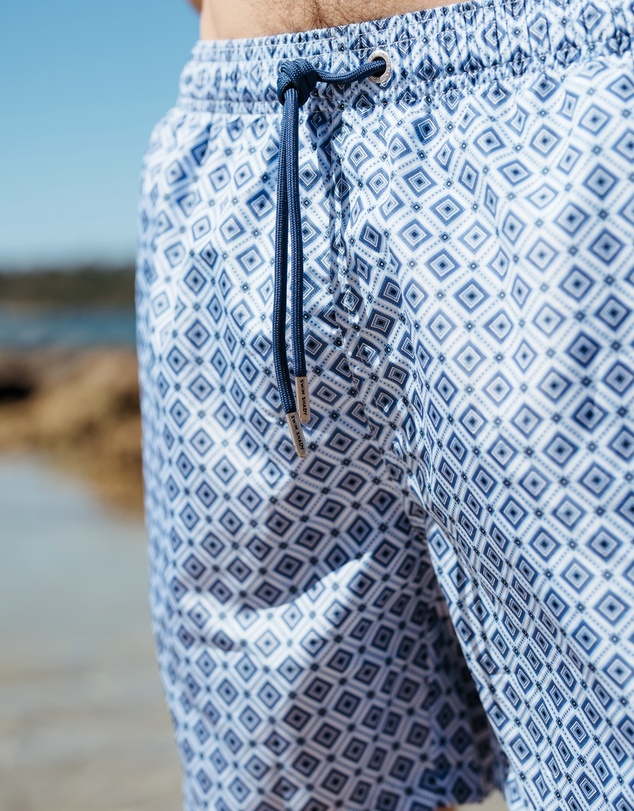 Swim Shady - Coastal Blue Swim Shorts