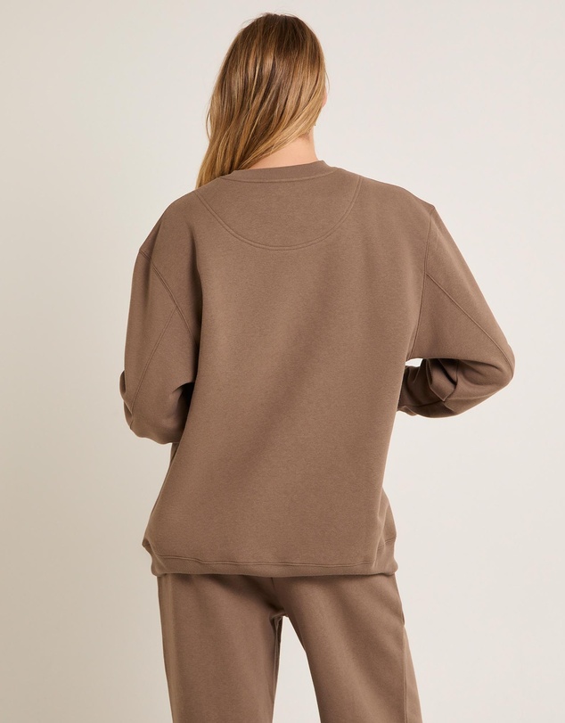 Subtitled - Spiros Oversized Crew Jumper