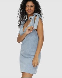 Belle & Bloom - Burning Love Tie Shoulder Mini Dress