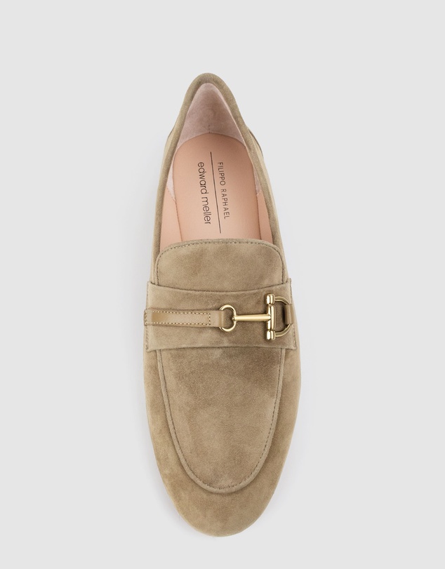 Edward Meller - FAUSTINE Loafer with Asymmetrical Trim